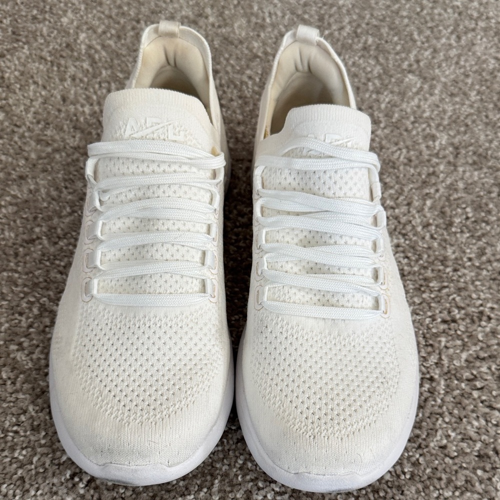 APL White Knit Sneakers